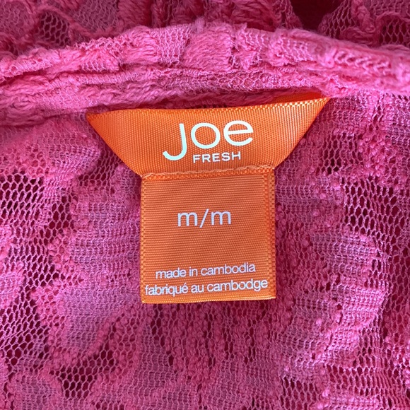 3/$15! Joe Fresh Women’s 3/4 length sleeves top. Size M - Picture 5 of 6